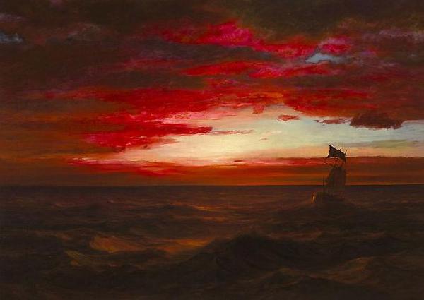 Frederic Edwin Church Marine Sunset